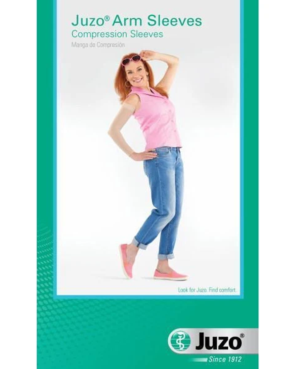 Juzo Soft 20-30 mmHg Armsleeve w/ Silicone Top Band | Clearance (Final Sale)