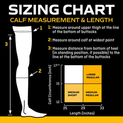 Futuro Anti-embolism thigh length stockings closed toe