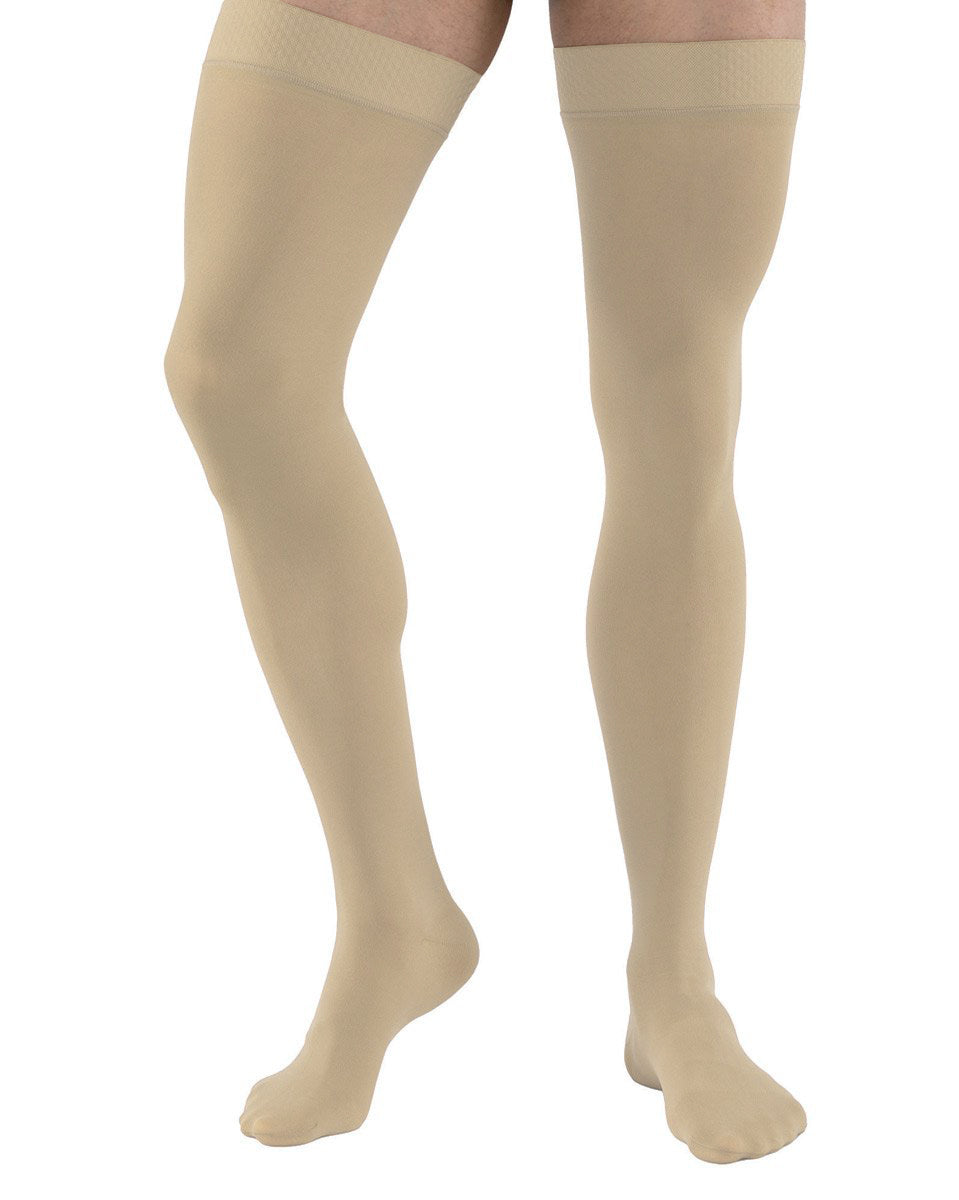 Juzo Dynamic Strumpfhose mit geschlossener Spitze und Silikonbund 20-30 mmHg