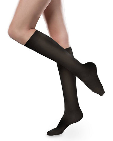 Therafirm Sheer Ease Women's Closed Toe Knee High Stockings 30-40mmHg