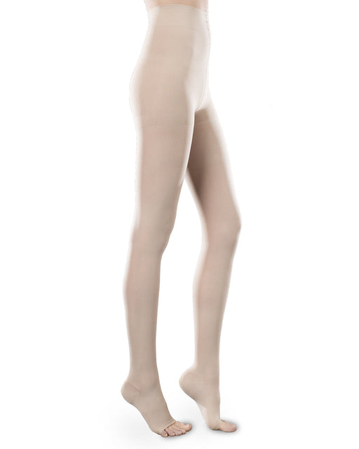 Therafirm Sheer Ease Women's OPEN TOE Pantyhose 30-40mmHg - Clearance