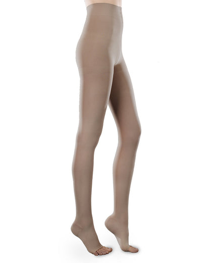 Therafirm Sheer Ease Strumpfhose mit offener Spitze für Damen, 30–40 mmHg – Ausverkauf 