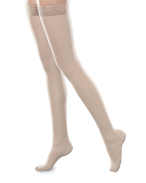 Therafirm Sheer Ease Women's Closed Toe Thigh High Stockings 30-40mmHg - Clearance