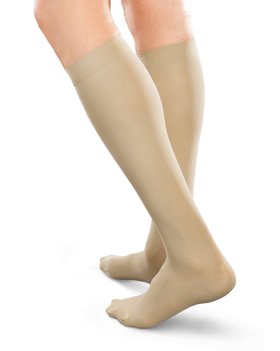 Therafirm Ease Hose für Herren, geschlossene Zehenpartie, kniehoch, 30–40 mmHg