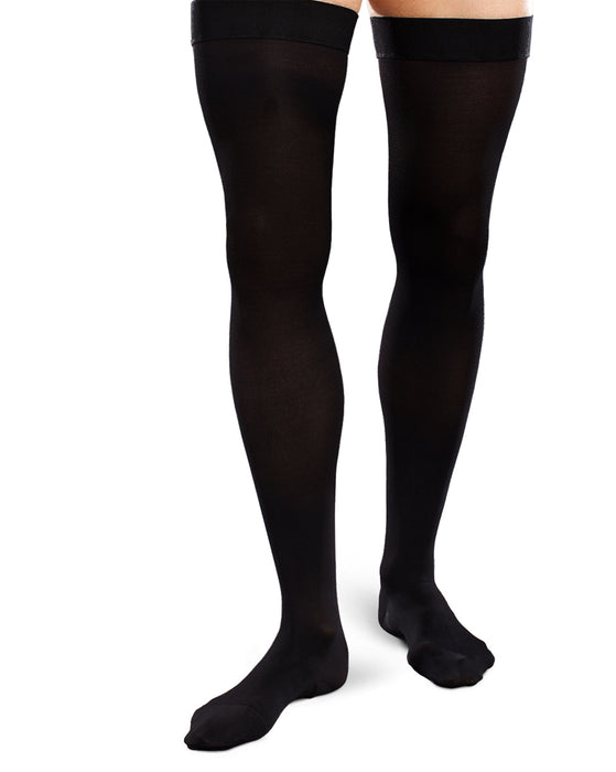 Therafirm Unisex Closed Toe Thigh Highs Firm 30-40mmHg