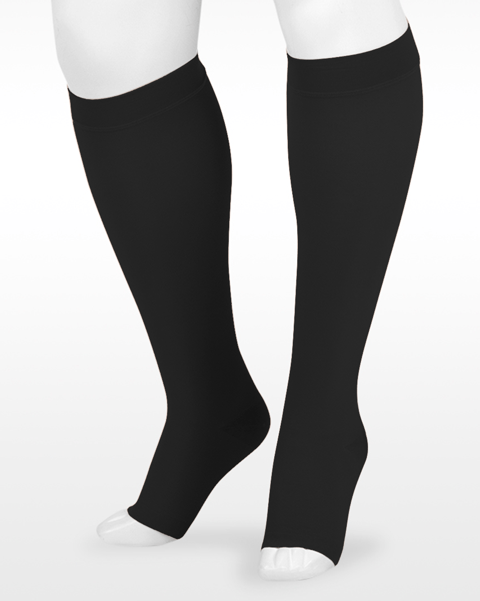 Juzo 3512 Dynamic Kniestrümpfe Unisex offene Zehenpartie 30-40 mmHg