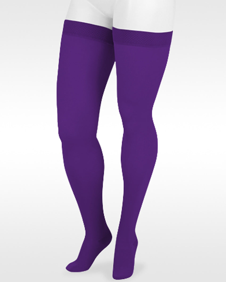 Juzo Soft 2001AG Dream Overknee-Strümpfe 20–30 mmHg – Saisonale Farben – (geschlossene Zehenpartie)