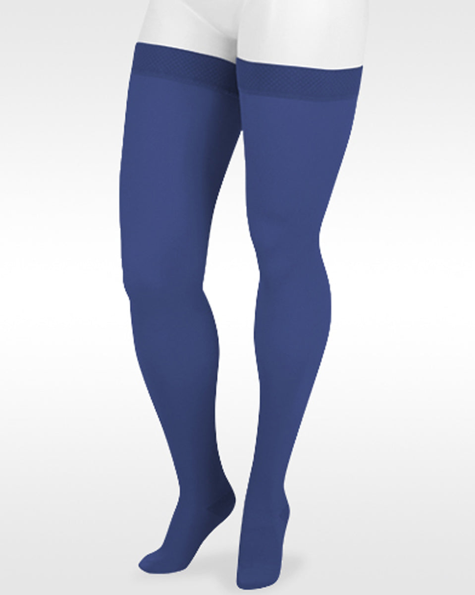 Juzo Soft 2001AG Dream Overknee-Strümpfe 20–30 mmHg – Saisonale Farben – (geschlossene Zehenpartie)