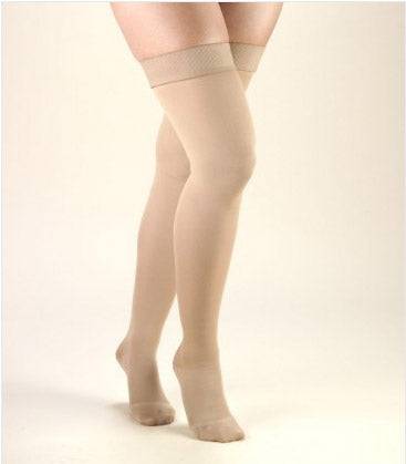 Second Skin Soft and Opaque 20-30 Opaque Thigh High Closed Toe