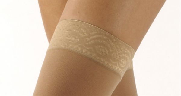 Sigvaris 770 Truly Transparent 20-30 mmHg Women's Closed Toe Thigh High 772N