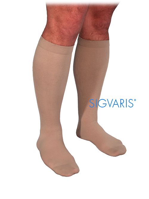 Sigvaris 860 Select Comfort Series 30-40 mmHg Men's Closed Toe Knee Hi 863C