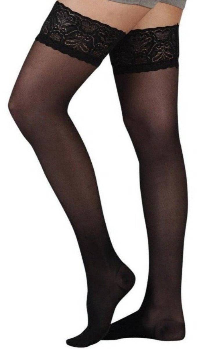 Juzo Attractive OTC Sheer Thigh Highs 15-20mmHg