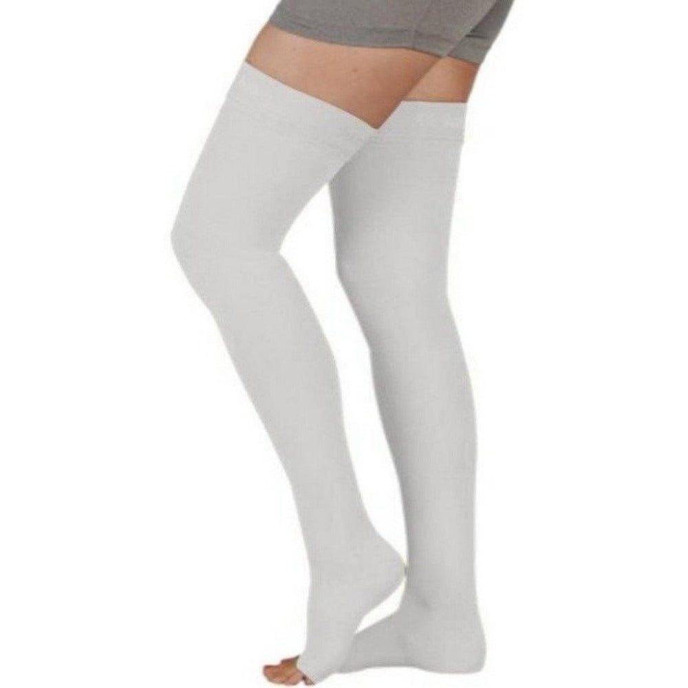 Juzo Dynamic Thigh High Compression Open Toe 20-30 mmHg | Clearance (Final Sale)