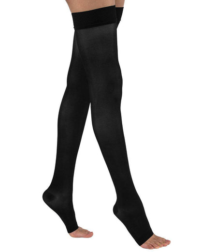 Juzo Soft 2000AG Thigh Highs w/ Silicone Top Band 15-20mmHg | Clearance (Final Sale)