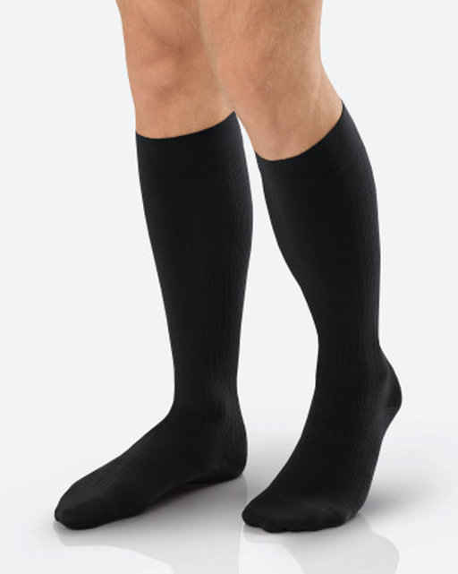 Jobst for Men Ambition Knee High Ribbed Compression Socks 20-30 mmHg