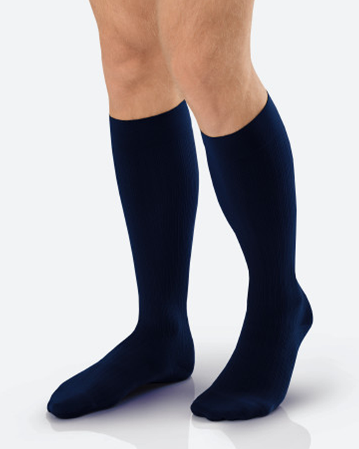 Jobst for Men Ambition Knee High Ribbed Compression Socks 20-30 mmHg
