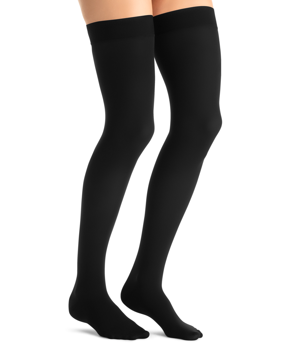 Jobst Opaque Sensitive Overknee-Strümpfe mit geschlossener Spitze, 15-20 mmHg