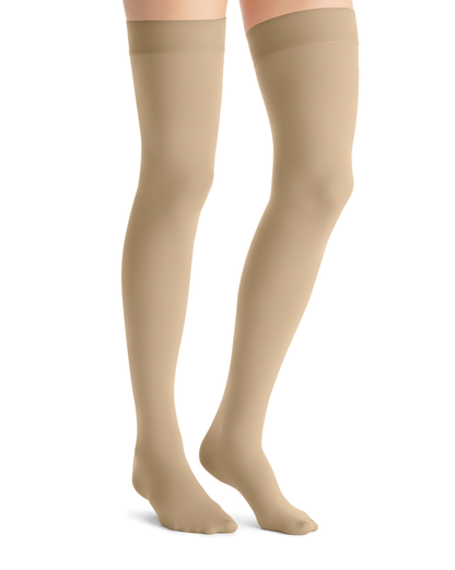 Jobst Opaque Sensitive Overknee-Strümpfe mit geschlossener Spitze, 15-20 mmHg
