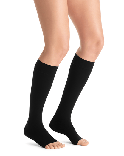 Jobst Opaque SoftFit 15–20 mmHg Knee High Open Toe Stockings