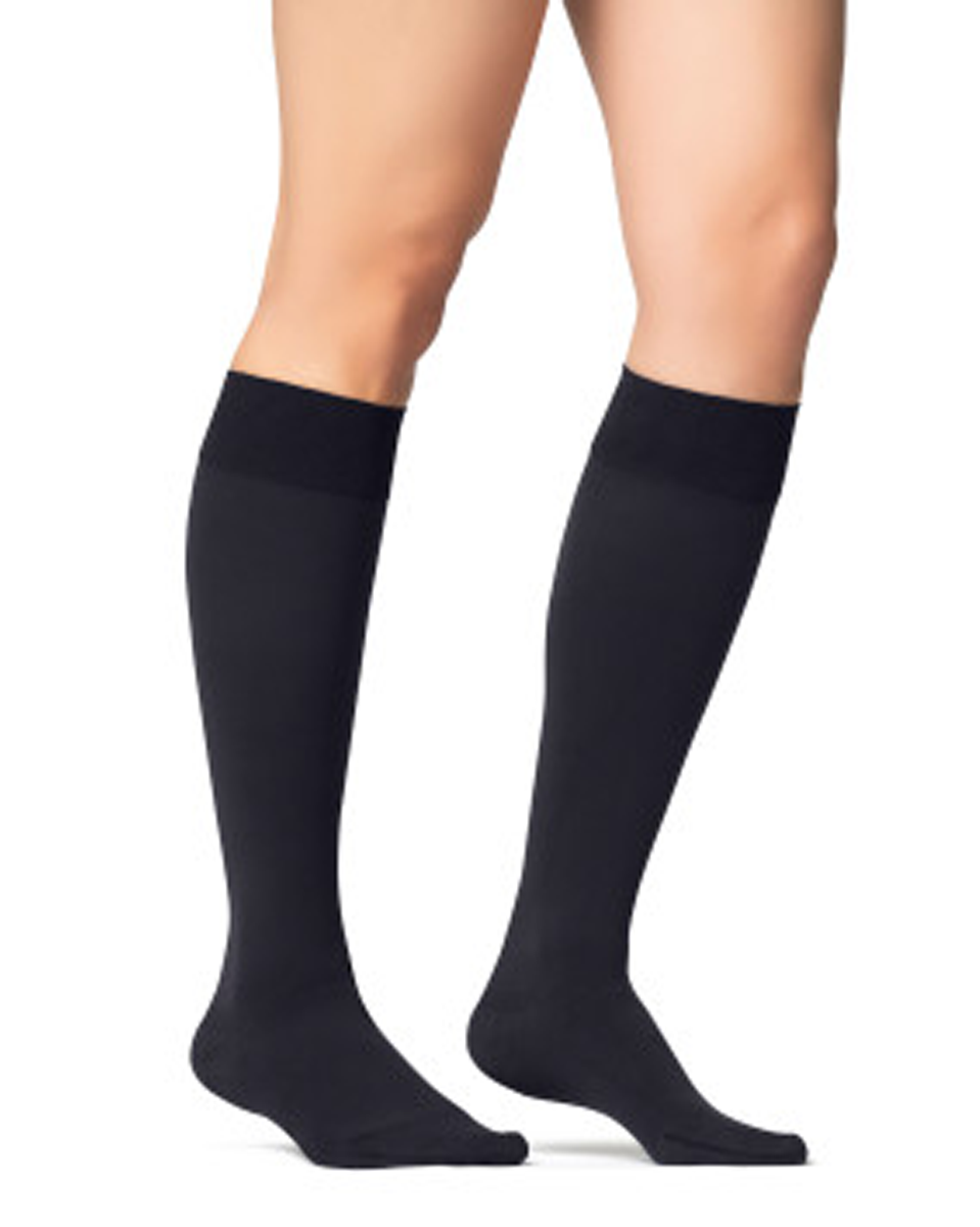 Jobst Blickdichter Umstandsstrumpf mit geschlossener Spitze, 20-30 mmHg, kniehoch