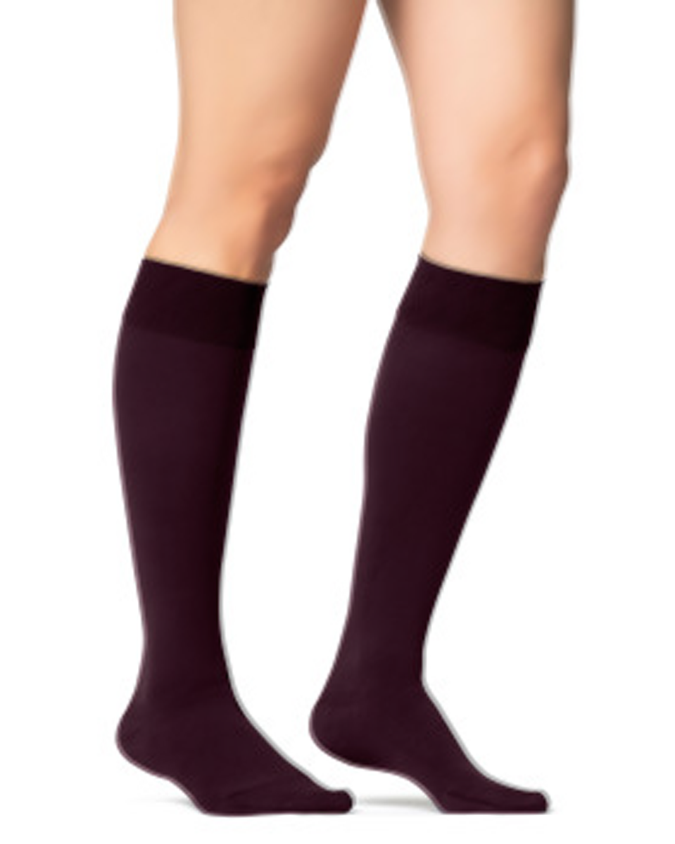 Jobst Blickdichter Umstandsstrumpf mit geschlossener Spitze, 20-30 mmHg, kniehoch