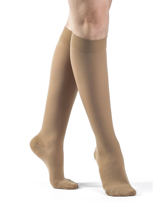 Sigvaris 860 Select Comfort Series Women's Closed Toe Knee Highs 20-30mmHg