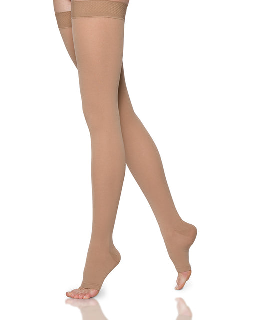 Sigvaris 860 Select Comfort Open Toe Thigh Highs 20-30 mmhg - 862N