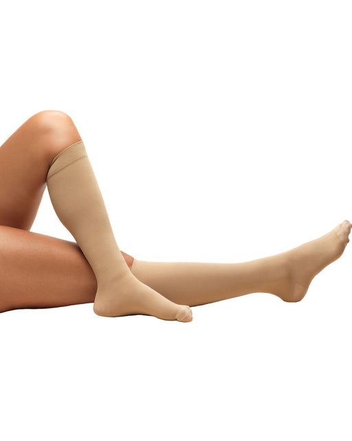 TRUFORM Anti-Embolism Closed Toe Knee High Support Stockings 18 mmHg