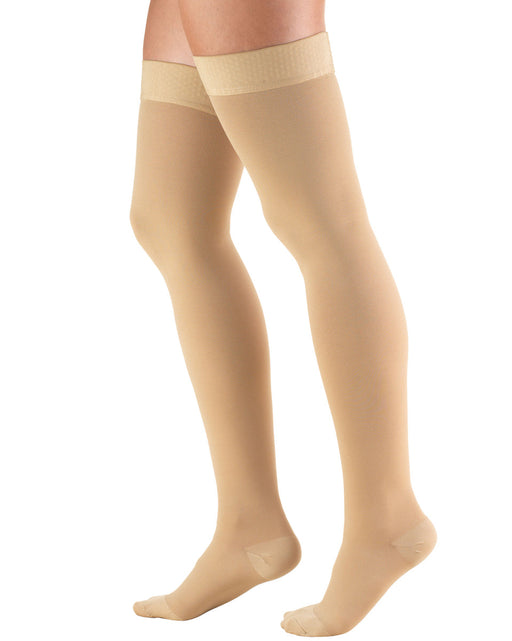 ReliefWear Classic Medical Closed Toe Thigh High Silicone Dot Stay-up Top 30-40 mmHg