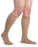 Dynaven Opaque Ribbed Men's 20-30 mmHg Knee High w/ Silicone Grip Top