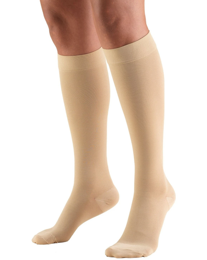 Chaussettes de compression médicales en microfibre 20-30 à bout fermé infusées d'aloe vera 