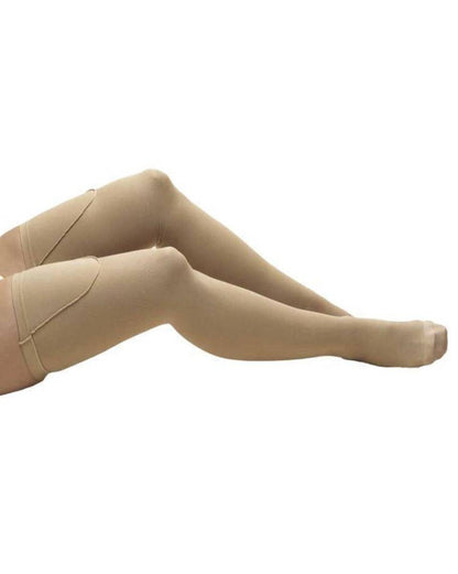 TRUFORM Anti-Embolism Closed Toe Thigh High Support Stockings 18 mmHg