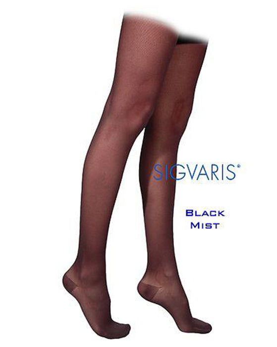 Sigvaris 770 Truly Transparent 30-40 mmHg Women's closed toe thigh highs 773N