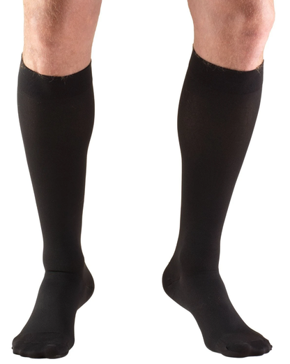 Chaussettes de compression médicales en microfibre 20-30 à bout fermé infusées d'aloe vera 
