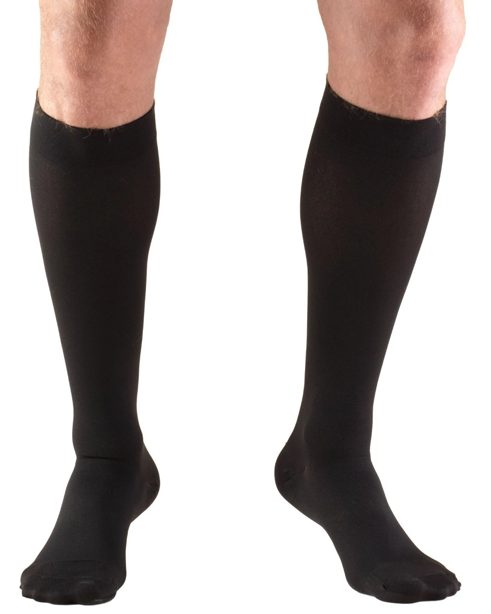 Truform MicroFiber Medical Compression Socks 20-30 Closed Toe Infused with Aloe Vera