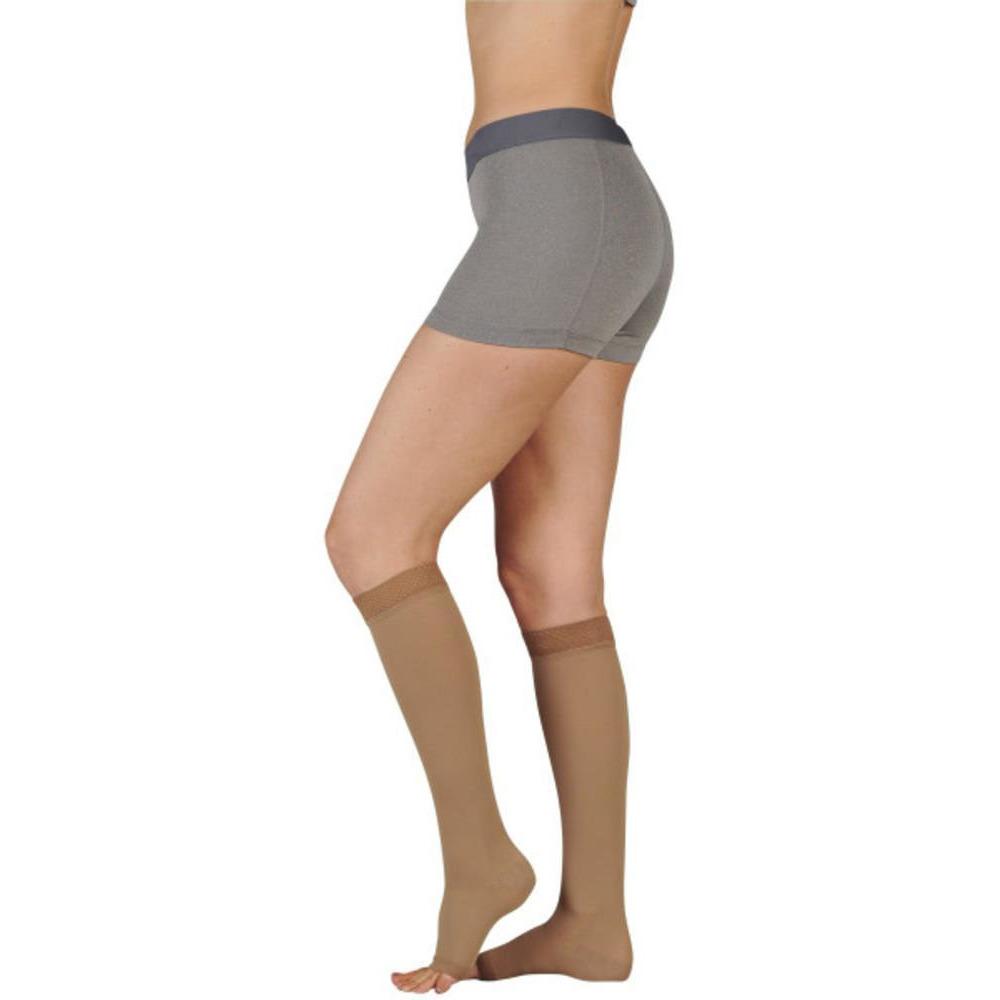 Juzo Soft Knee High w/ Silicone Top Band 15-20 mmHg | Clearance (Final Sale)