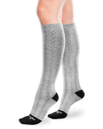 Core-Spun by Therafirm Patterned Argyle Socks for Men & Women 15-20mmHg | Clearance (Final Sale)