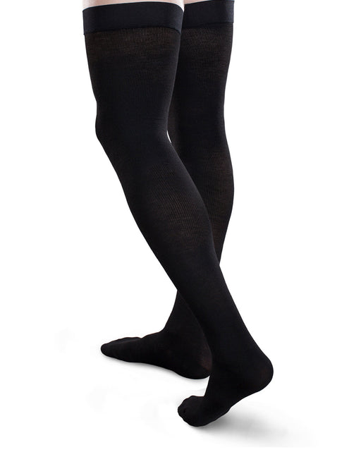 Therafirm Core-Spun Thigh High Socks for Men & Women 30-40mmHg - Clearance