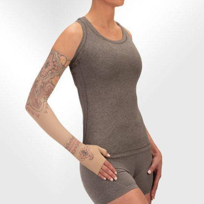 Juzo Soft 2001CG Print Series Armsleeves 20-30mmHg w/ Silicone Top Band - New Patterns | Clearance (Final Sale)