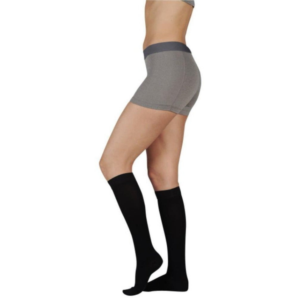 Genouillère Juzo Dynamic Max 30-40 mmHg avec partie supérieure en silicone de 5 cm