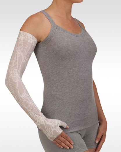 Juzo Soft 2001CG Print Series Armstulpen 20-30 mmHg mit Silikon-Oberband – Neue Muster – 1