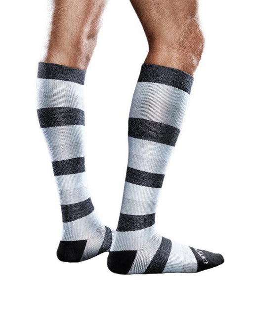 Therafirm Patterned Core-Spun Thin Line Socks for Men & Women 15-20mmHg