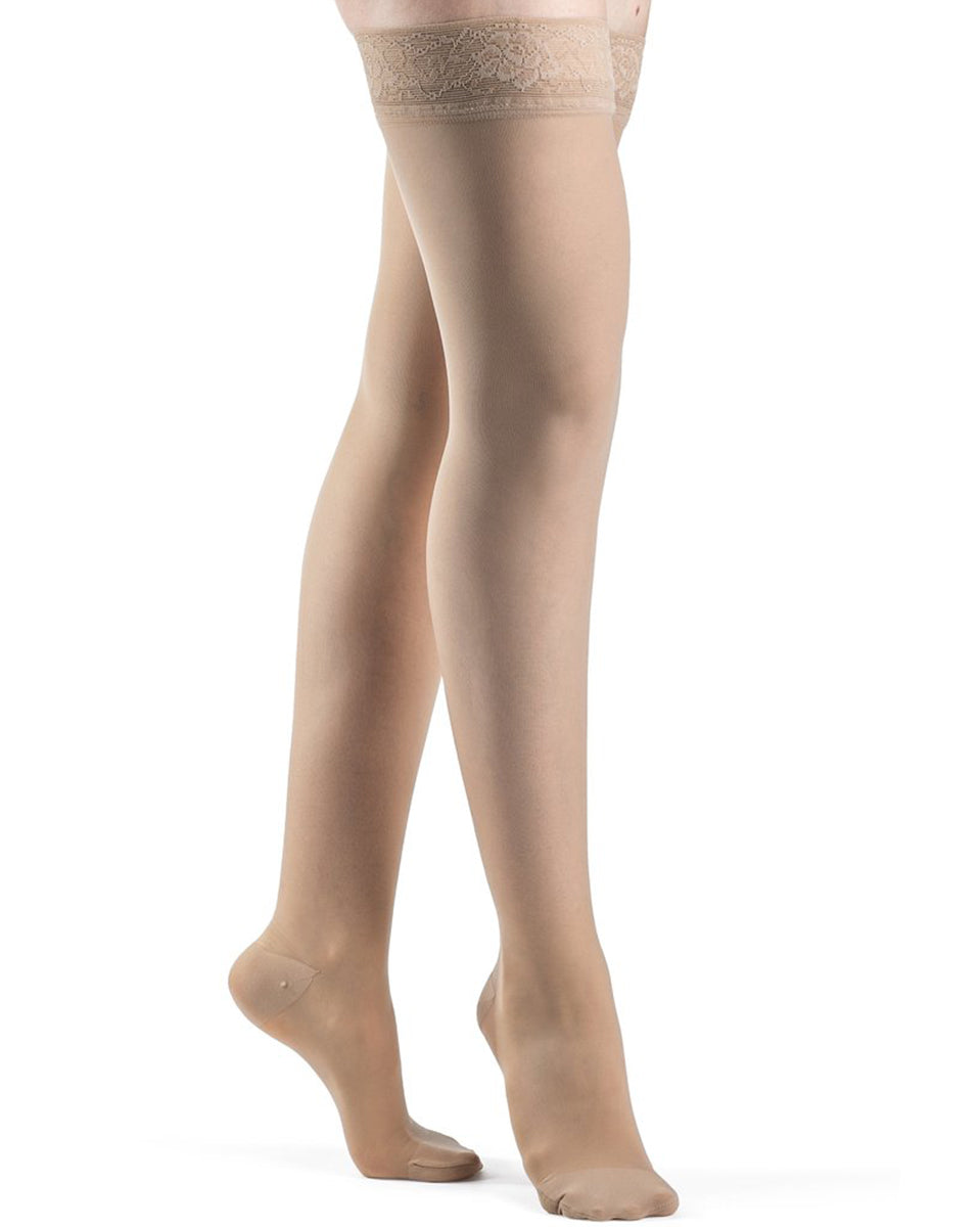 Sigvaris Eversheer Compression Hose for Women, Knee High Closed Toe  15-20mmHg