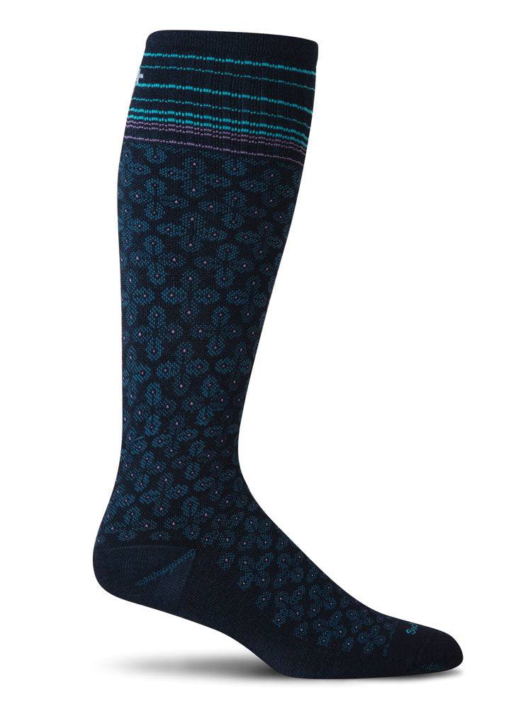 Sockwell Floral Pindot 15-20 mmHg Women's Knee Highs