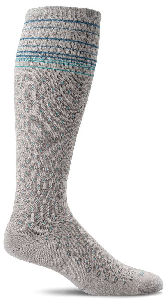 Sockwell Floral Pindot 15-20 mmHg Women's Knee Highs