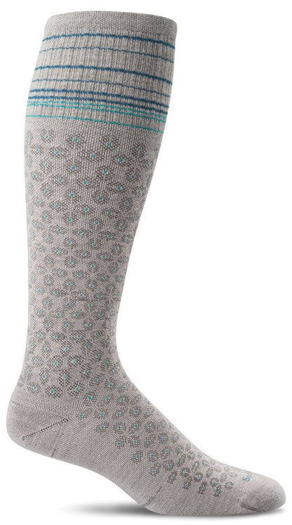 Sockwell Floral Pindot 15-20 mmHg Women's Knee Highs
