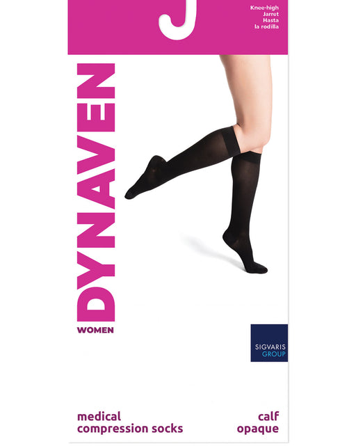 Sigvaris 970 Dynaven Series Women's Closed Toe Knee Highs 30-40 mmHg - 973C
