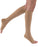 Juzo Naturally Sheer Compression Knee Highs Open Toe  20-30 mmHg