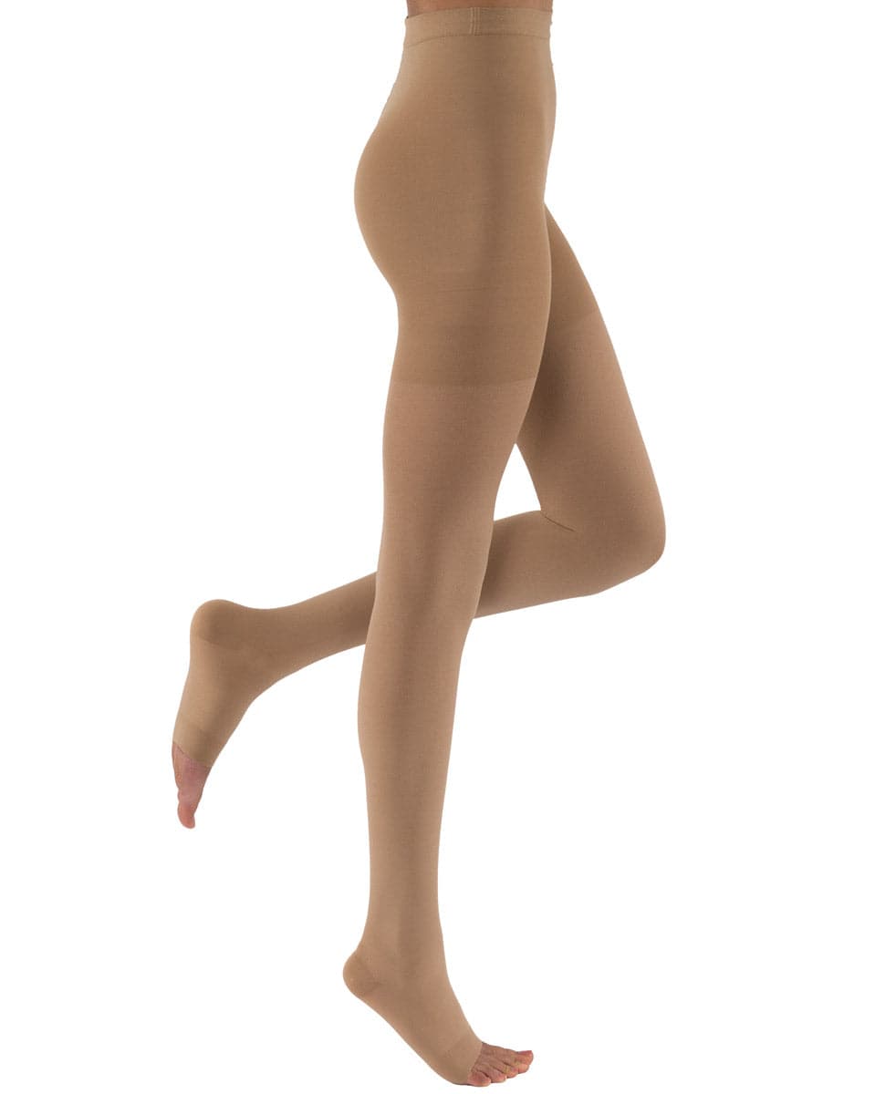 Juzo Naturally Sheer Strumpfhose mit offener Spitze, 15-20 mmHg