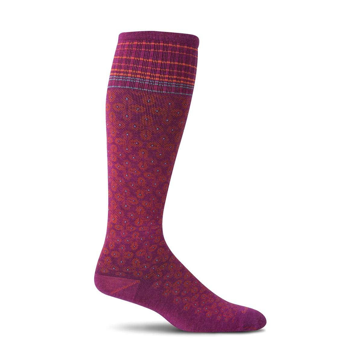 Sockwell Floral Pindot 15-20 mmHg Women's Knee Highs